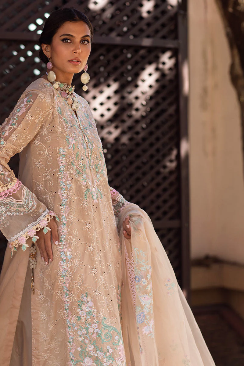 Ansab Jahangir Zoha Luxury Lawn Collection – Freesia - Image 4