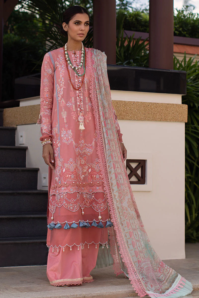 Ansab Jahangir Zoha Luxury Lawn Collection – Gladiolus