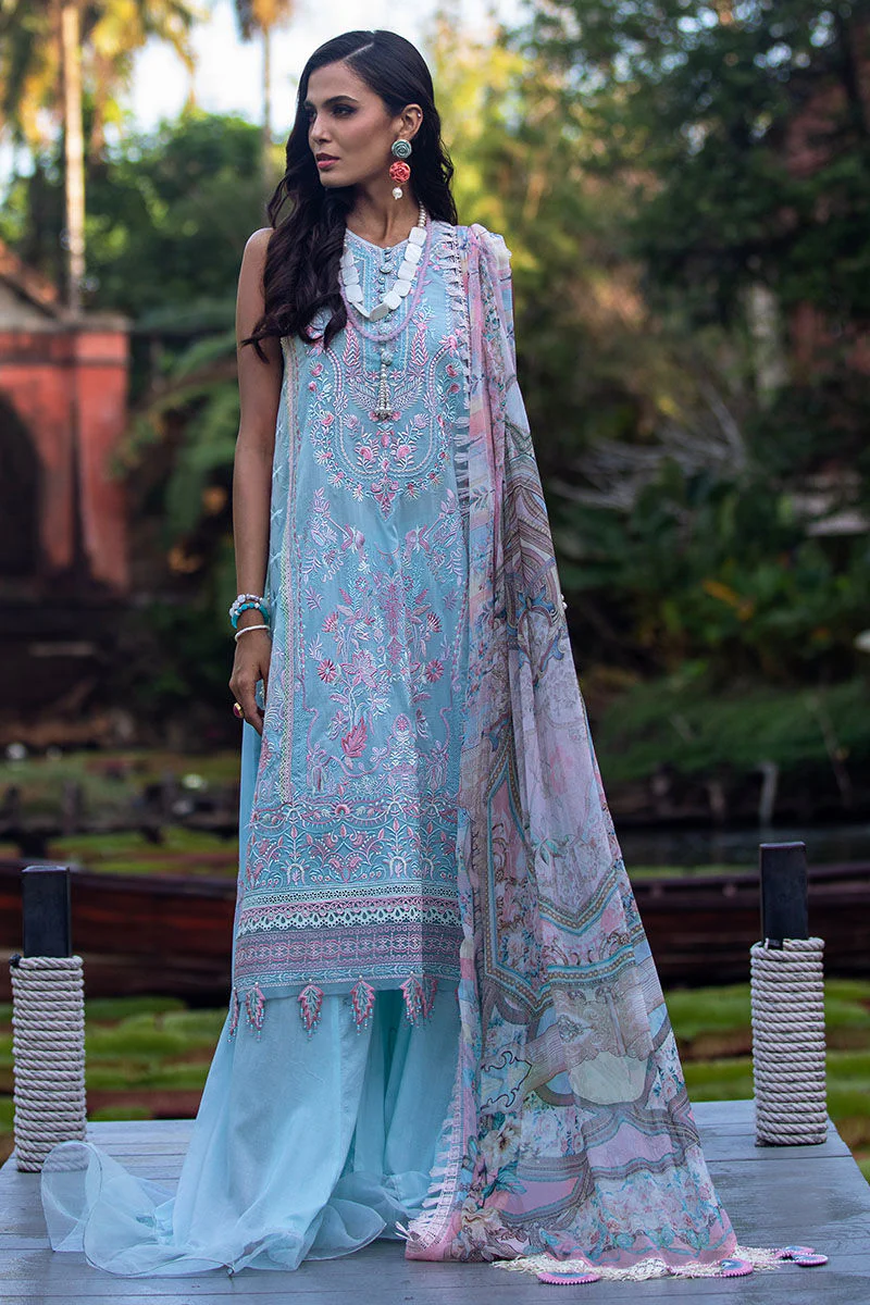 Ansab Jahangir Zoha Luxury Lawn Collection – Hibiscus - Image 5