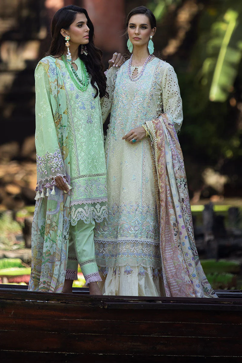 Ansab Jahangir Zoha Luxury Lawn Collection – Lotus - Image 6