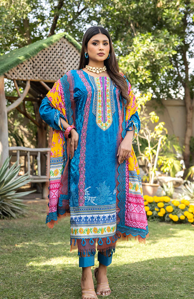 Anum Digital Printed Lawn Collection – ADL-1-23-01 - Image 3