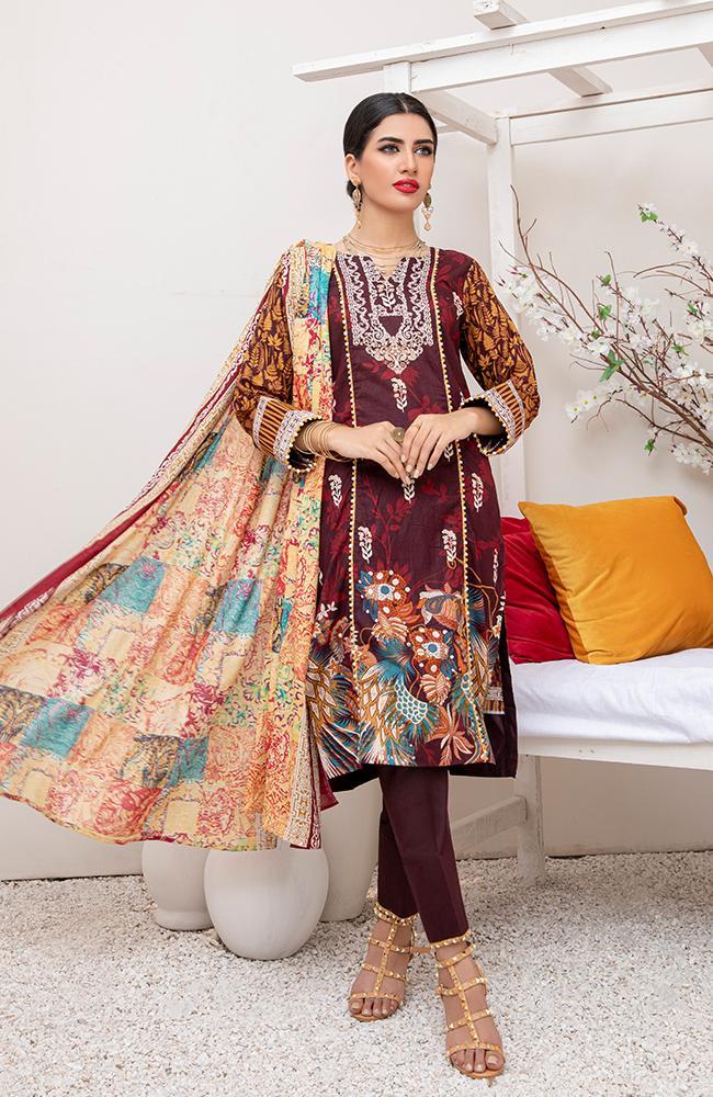 Anum Lawn Collection Vol-6 2020 – 07B - Image 3