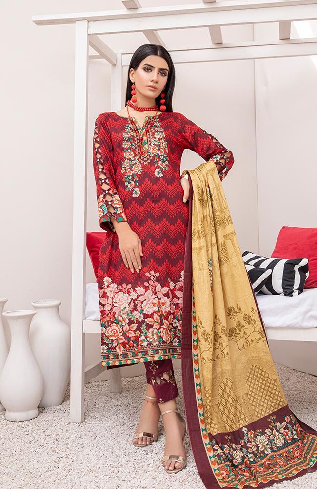 Anum Lawn Collection Vol-6 2020 – 08A - Image 3