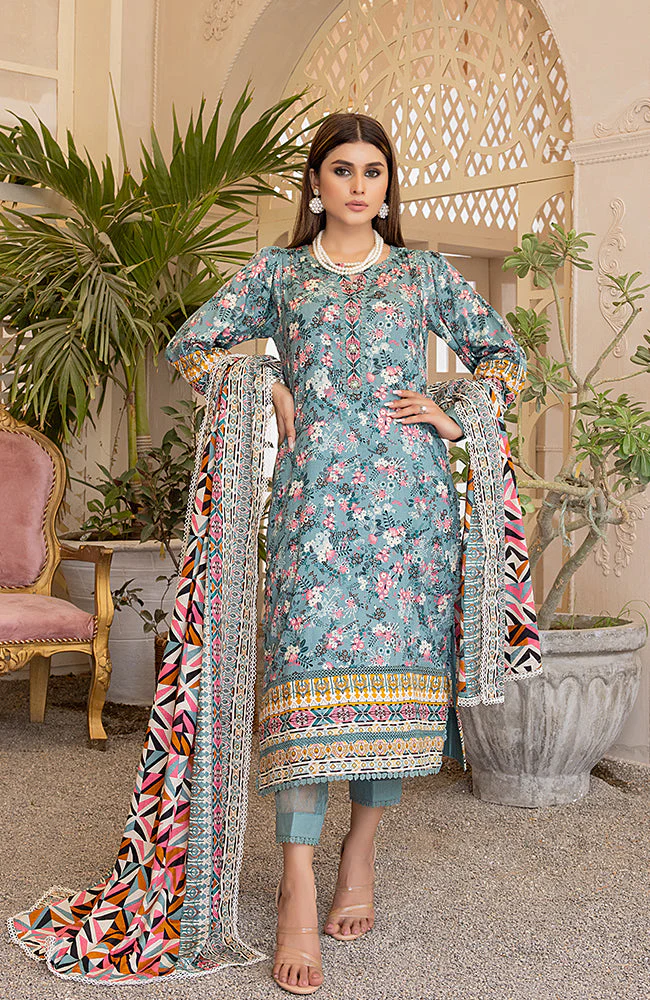 Anum Printed Lawn Collection Vol-1 2023 – ANL1-23-01C