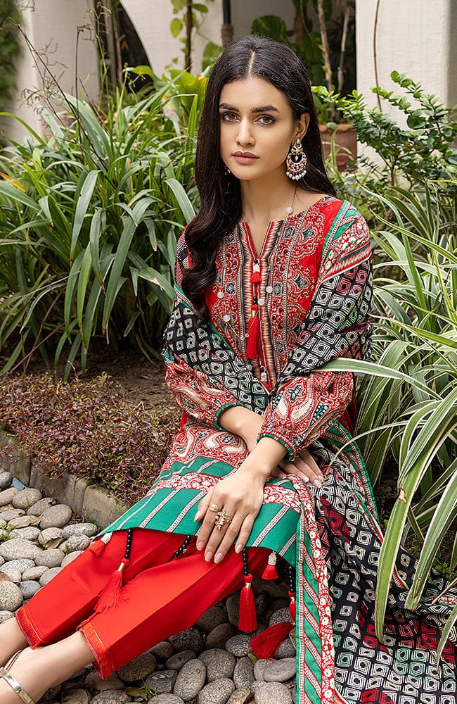 Anum Printed Lawn Collection Vol-1 – ANL1-22-07C - Image 4