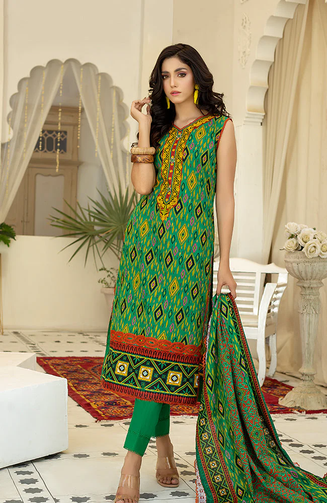 Anum Printed Lawn Collection Vol-5 – ANL5-22-03B - Image 2