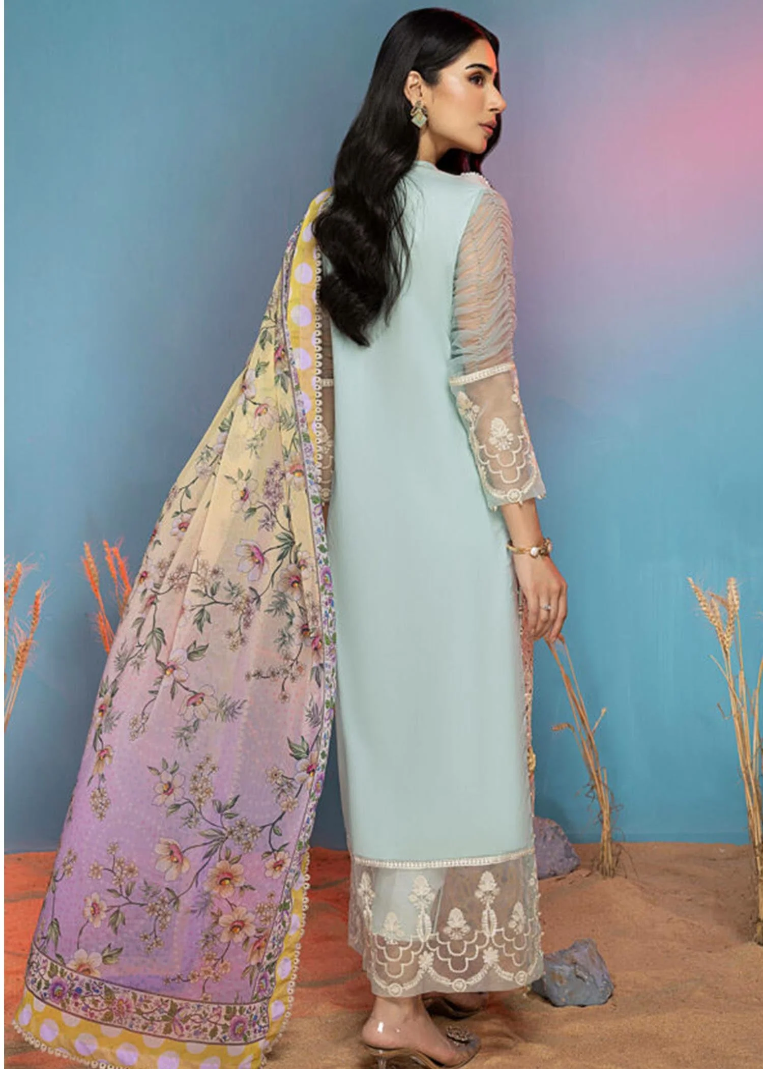 Asifa & Nabeel Aleyna Lawn Collection Vol-2 – MOON STONE (ALV-06) - Image 3