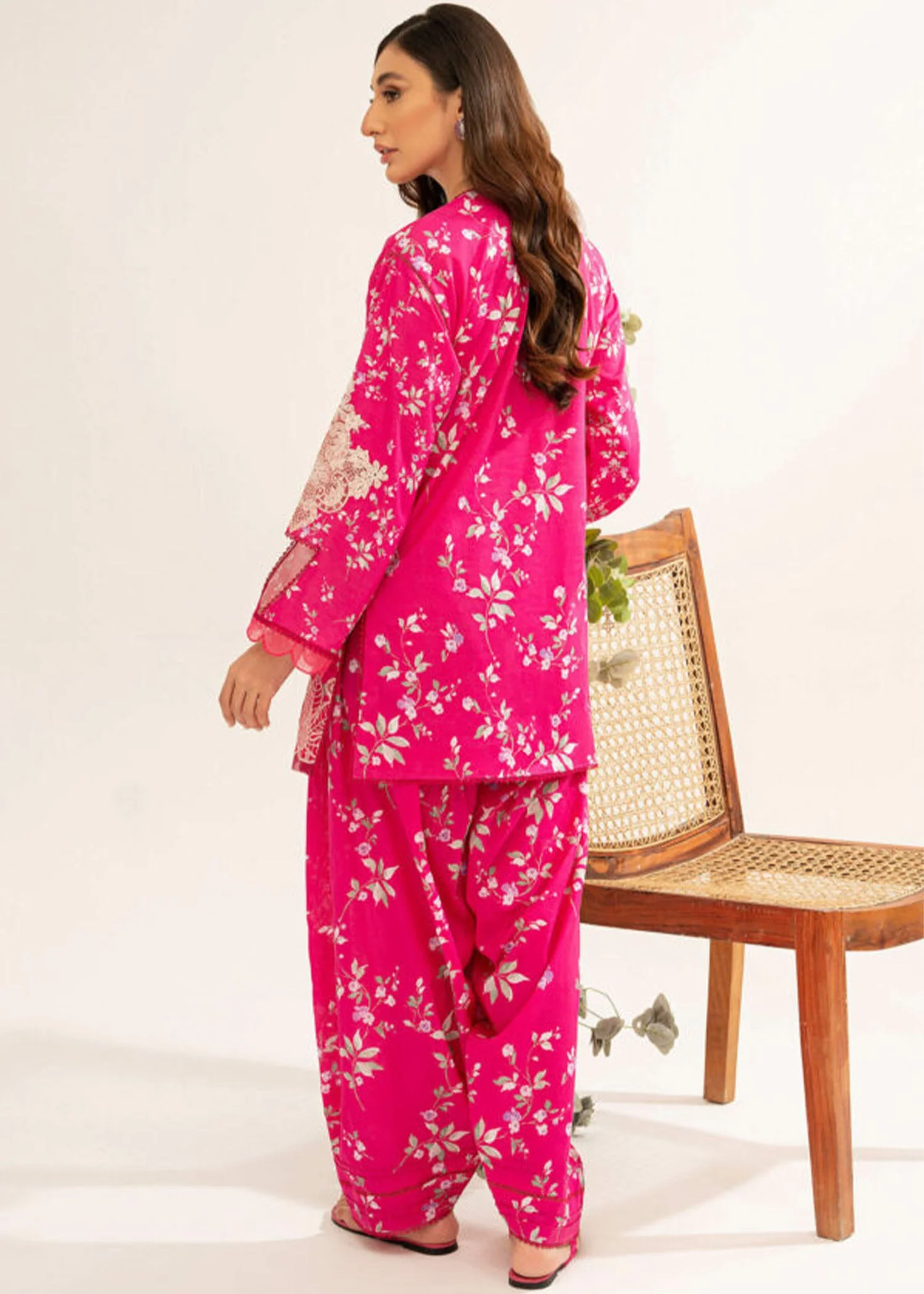 Asifa & Nabeel Leia Lawn Collection – ELARA (LL-01) - Image 6