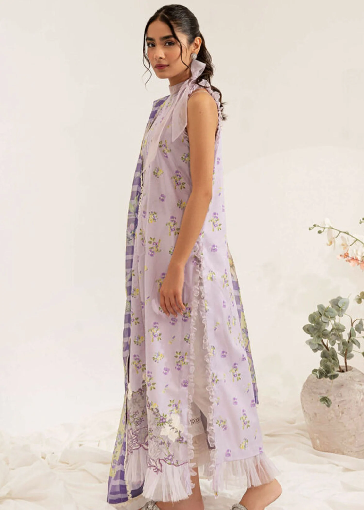 Asifa & Nabeel Leia Lawn Collection – PETUNIAS (LL-15) - Image 2