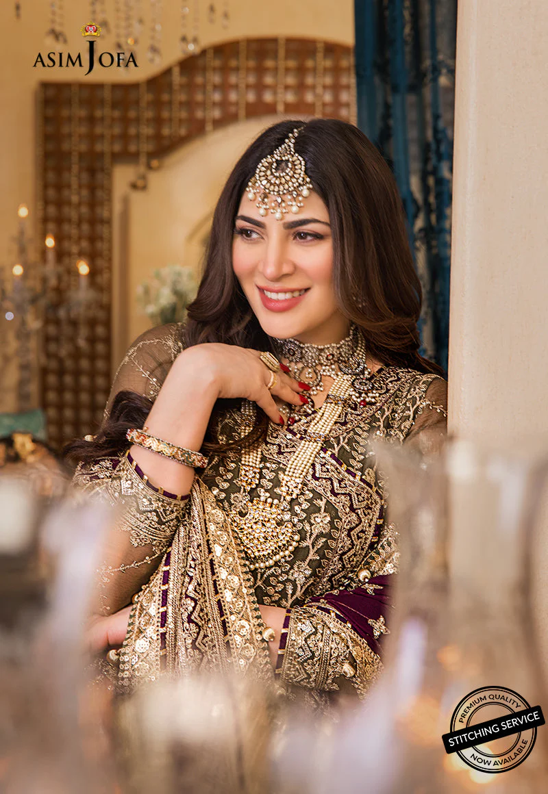 Asim Jofa Baad-E-Naubahar Luxury Wedding Formal Collection – AJBN-01 - Image 3