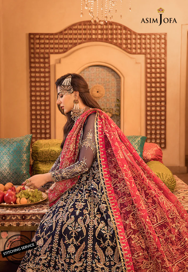 Asim Jofa Baad-E-Naubahar Luxury Wedding Formal Collection – AJBN-02 - Image 10