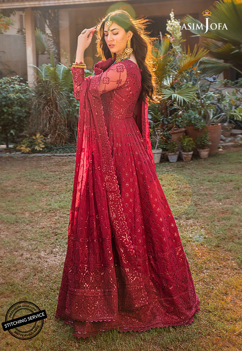 Asim Jofa Baad-E-Naubahar Luxury Wedding Formal Collection – AJBN-03 - Image 5