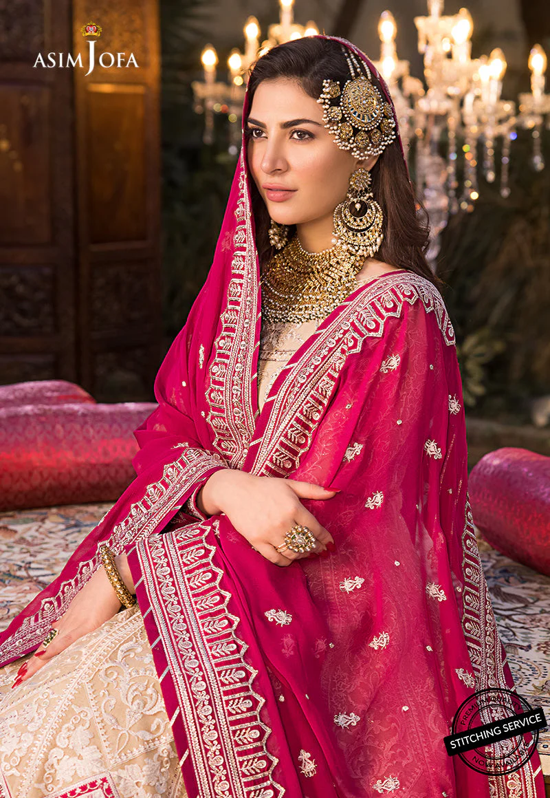 Asim Jofa Baad-E-Naubahar Luxury Wedding Formal Collection – AJBN-05 - Image 4
