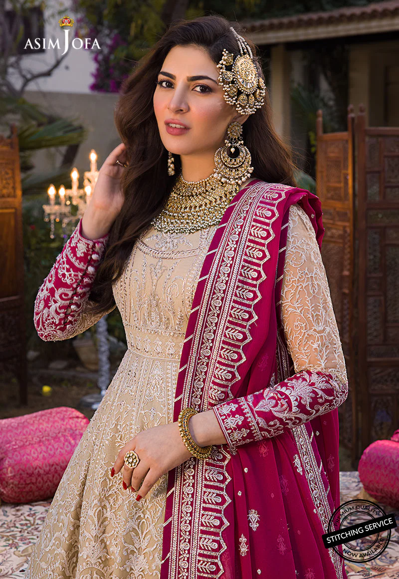 Asim Jofa Baad-E-Naubahar Luxury Wedding Formal Collection – AJBN-05 - Image 7