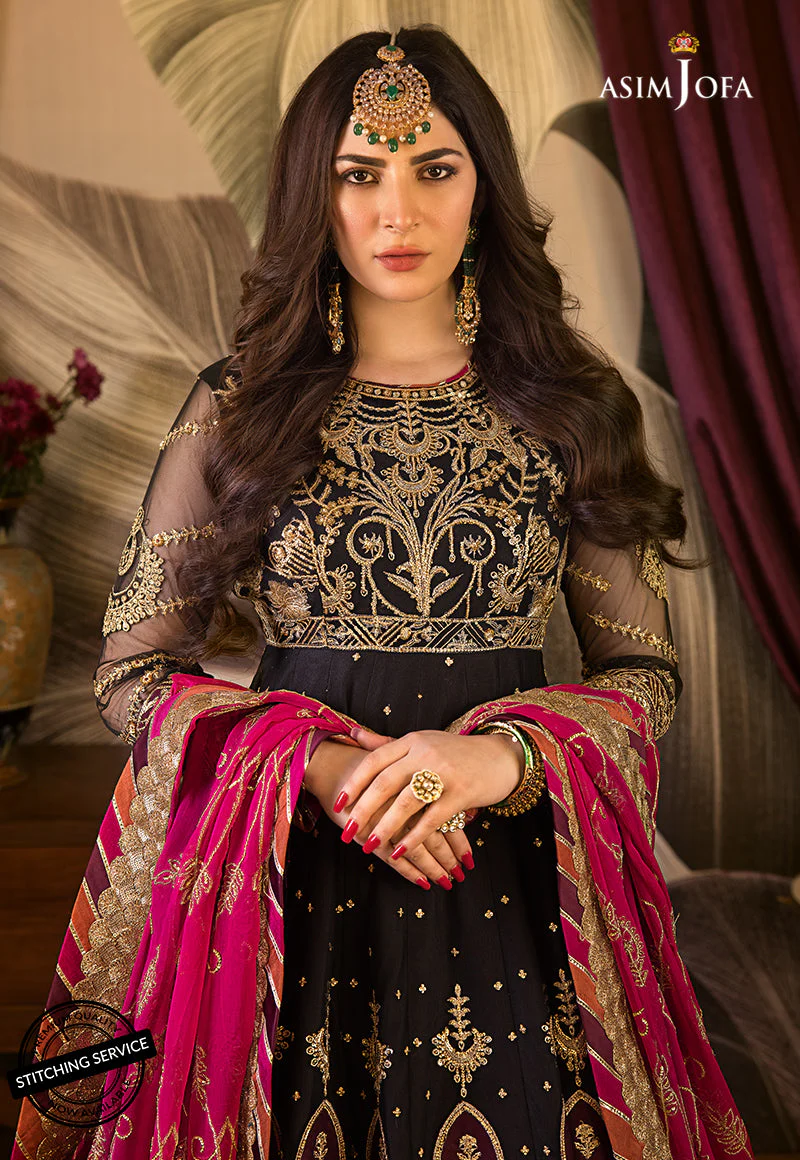 Asim Jofa Baad-E-Naubahar Luxury Wedding Formal Collection – AJBN-06 - Image 4