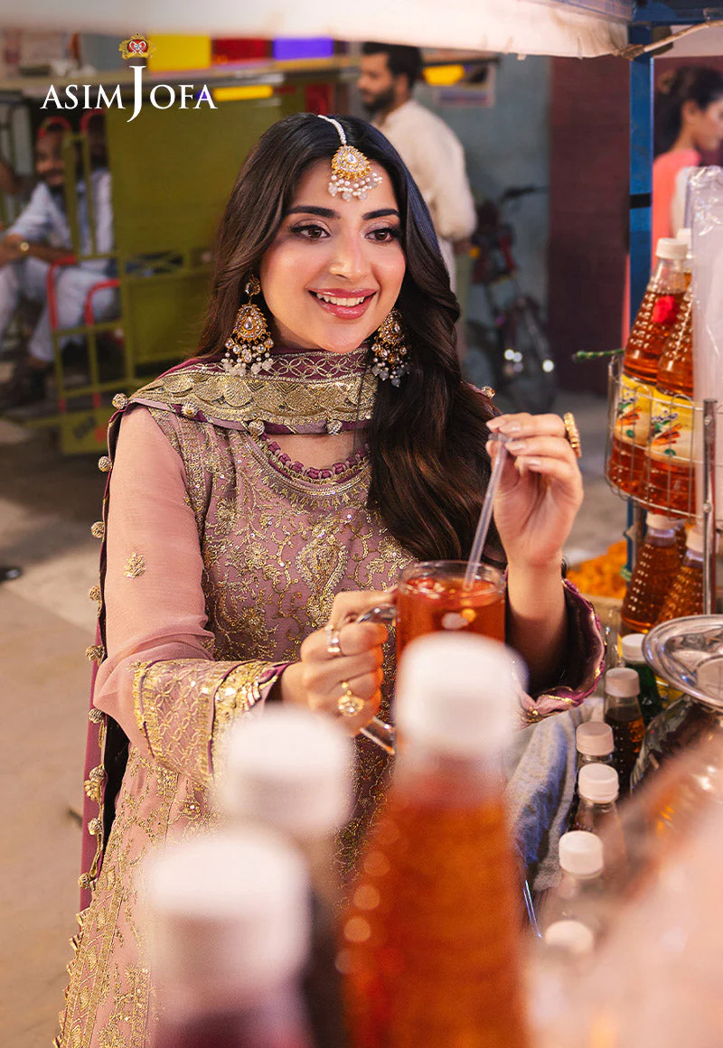 Asim Jofa Chamkeeli Festive Formals – AJKK-04 Embroidered Chiffon - Image 6
