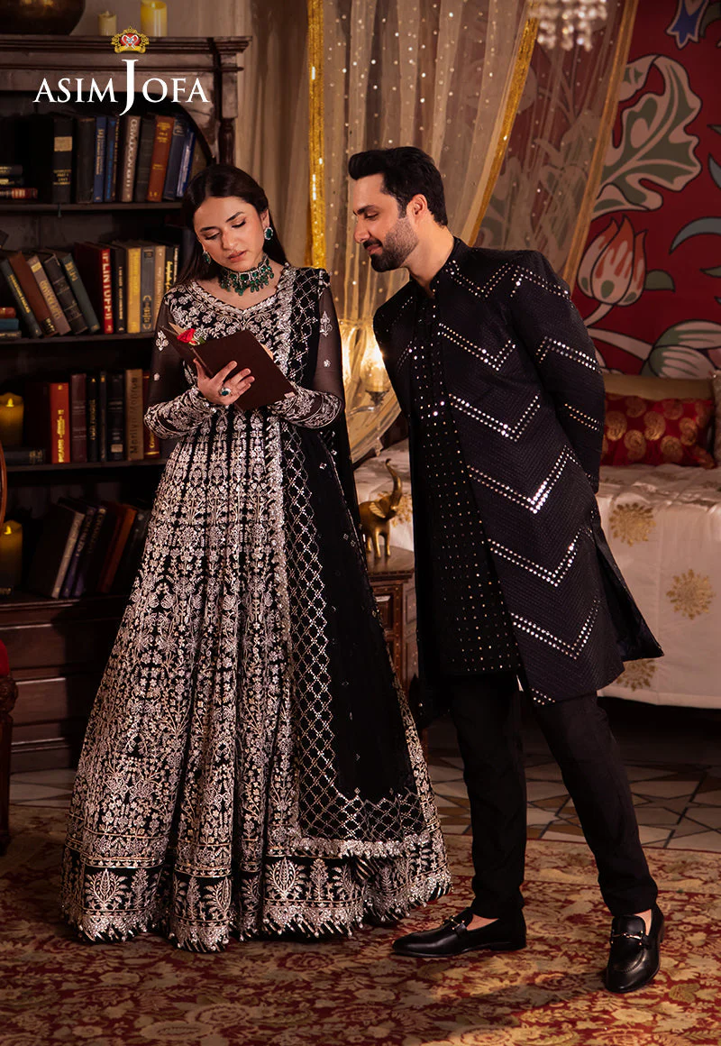 Asim Jofa Chandni Raatein Formals – AJCR-02 Embroidered Chiffon - Image 10