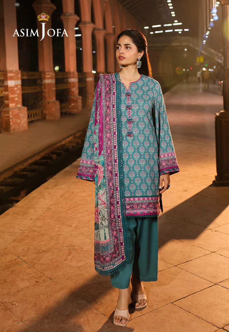 Asim Jofa Essentials Digital Printed Lawn – AJUBF-64