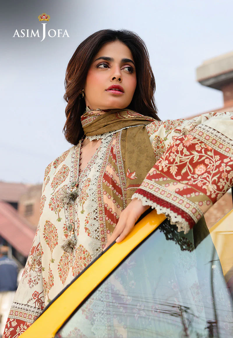 Asim Jofa Essentials Digital Printed Lawn – AJUBF-65 - Image 6