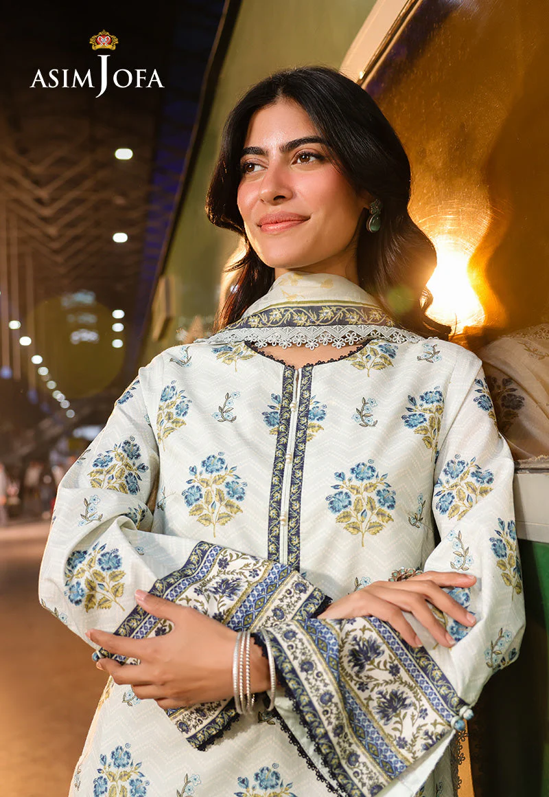 Asim Jofa Essentials Digital Printed Lawn – AJUBF-68 - Image 6