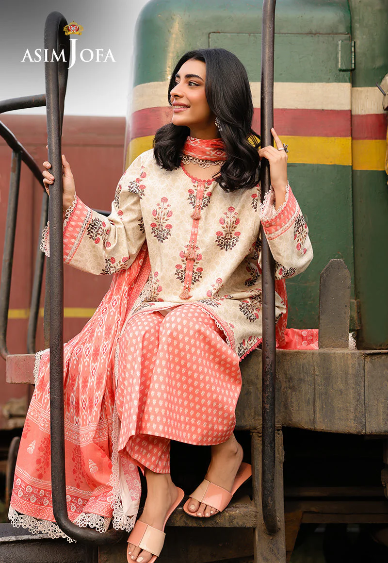 Asim Jofa Essentials Digital Printed Lawn – AJUBF-69 - Image 4