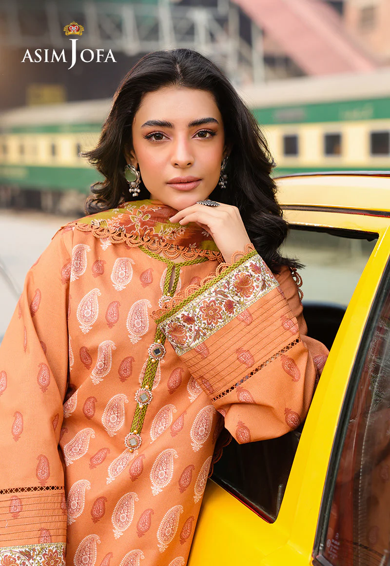 Asim Jofa Essentials Digital Printed Lawn – AJUBF-70 - Image 2
