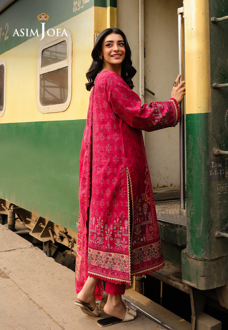Asim Jofa Essentials Digital Printed Lawn – AJUBF-84 - Image 6