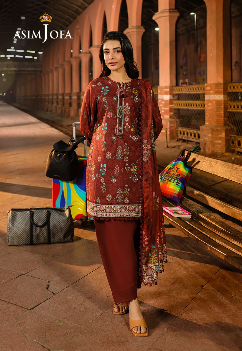 Asim Jofa Essentials Digital Printed Lawn – AJUBF-86