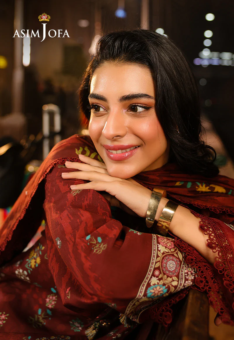 Asim Jofa Essentials Digital Printed Lawn – AJUBF-86 - Image 6