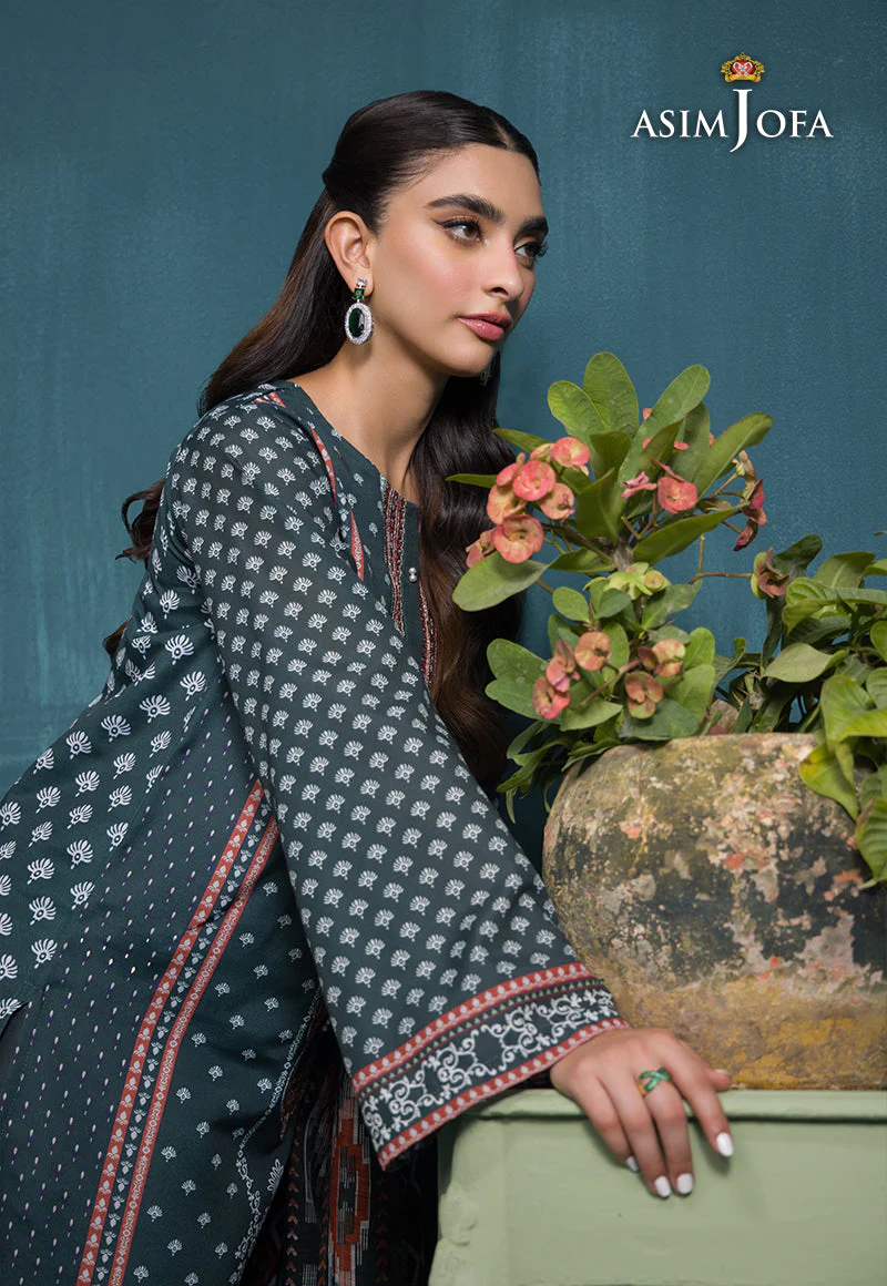 Asim Jofa Gul Rung Stitched/Pret Collection – AJGR-11 - Image 4