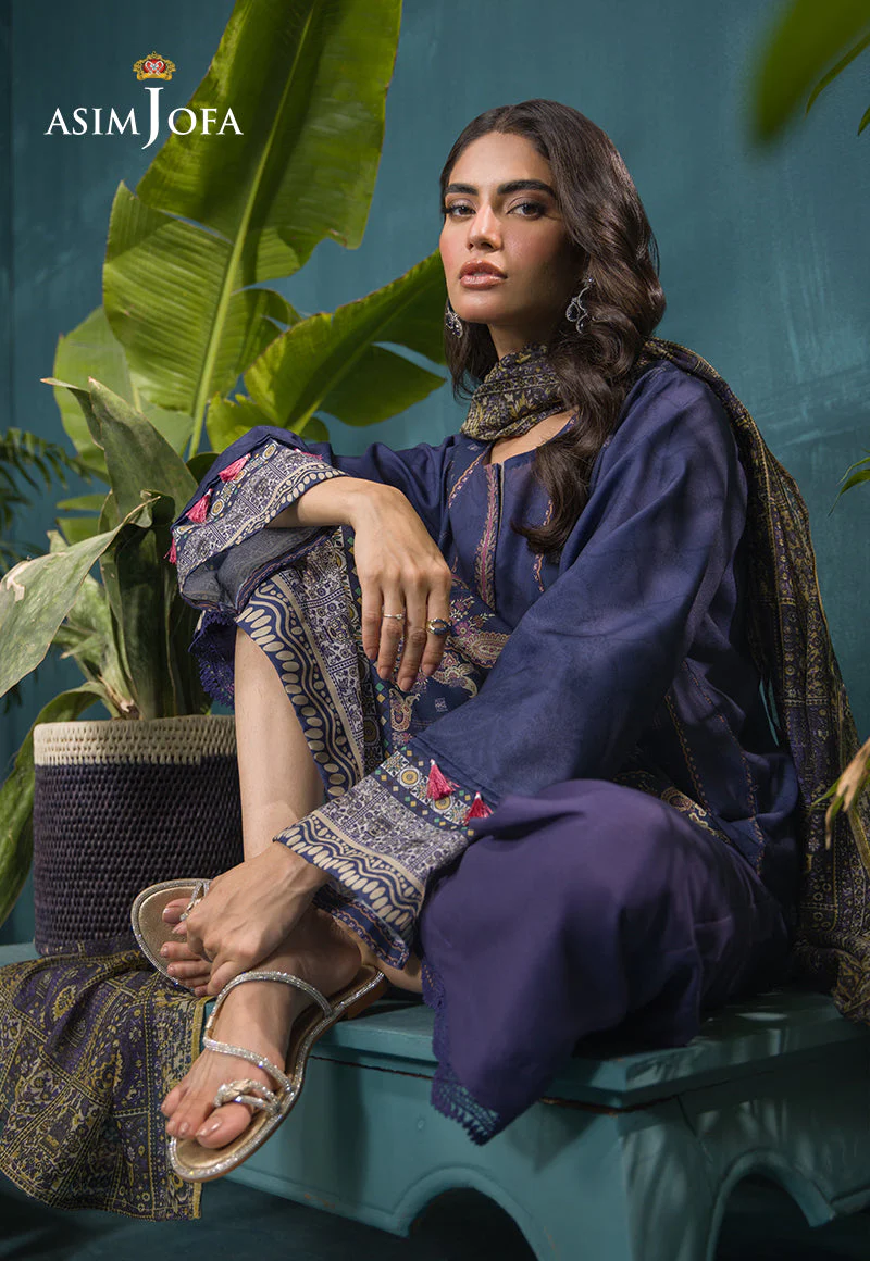 Asim Jofa Gul Rung Stitched/Pret Collection – AJGR-20 - Image 3