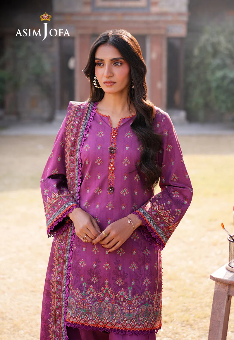 Asim Jofa Lawn Prints – AJUUB-12 - Image 3