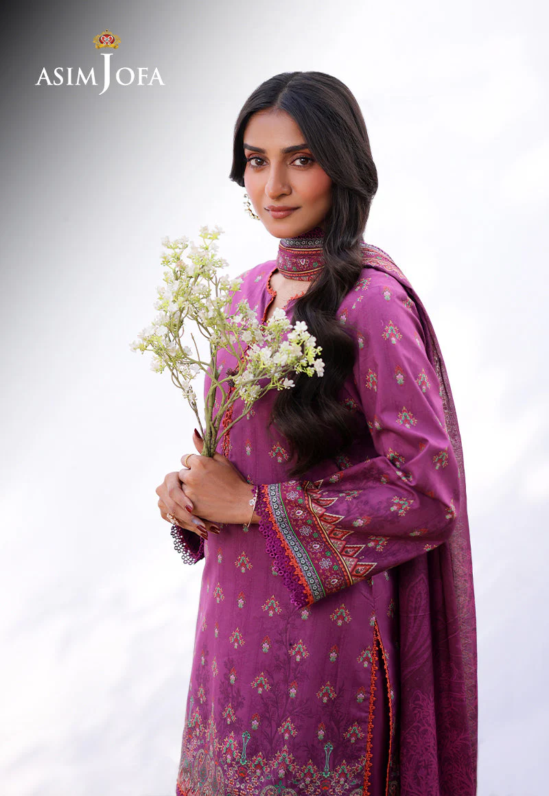 Asim Jofa Lawn Prints – AJUUB-12 - Image 7