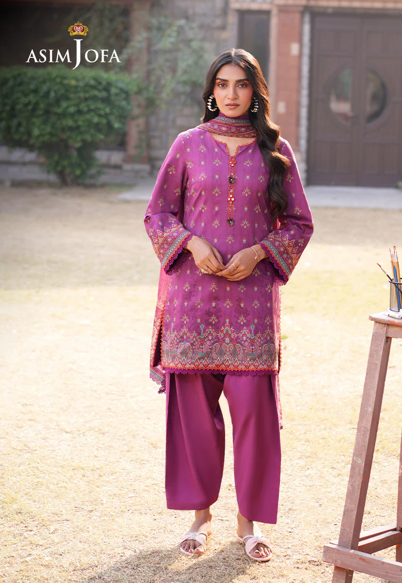 Asim Jofa Lawn Prints – AJUUB-12 - Image 8