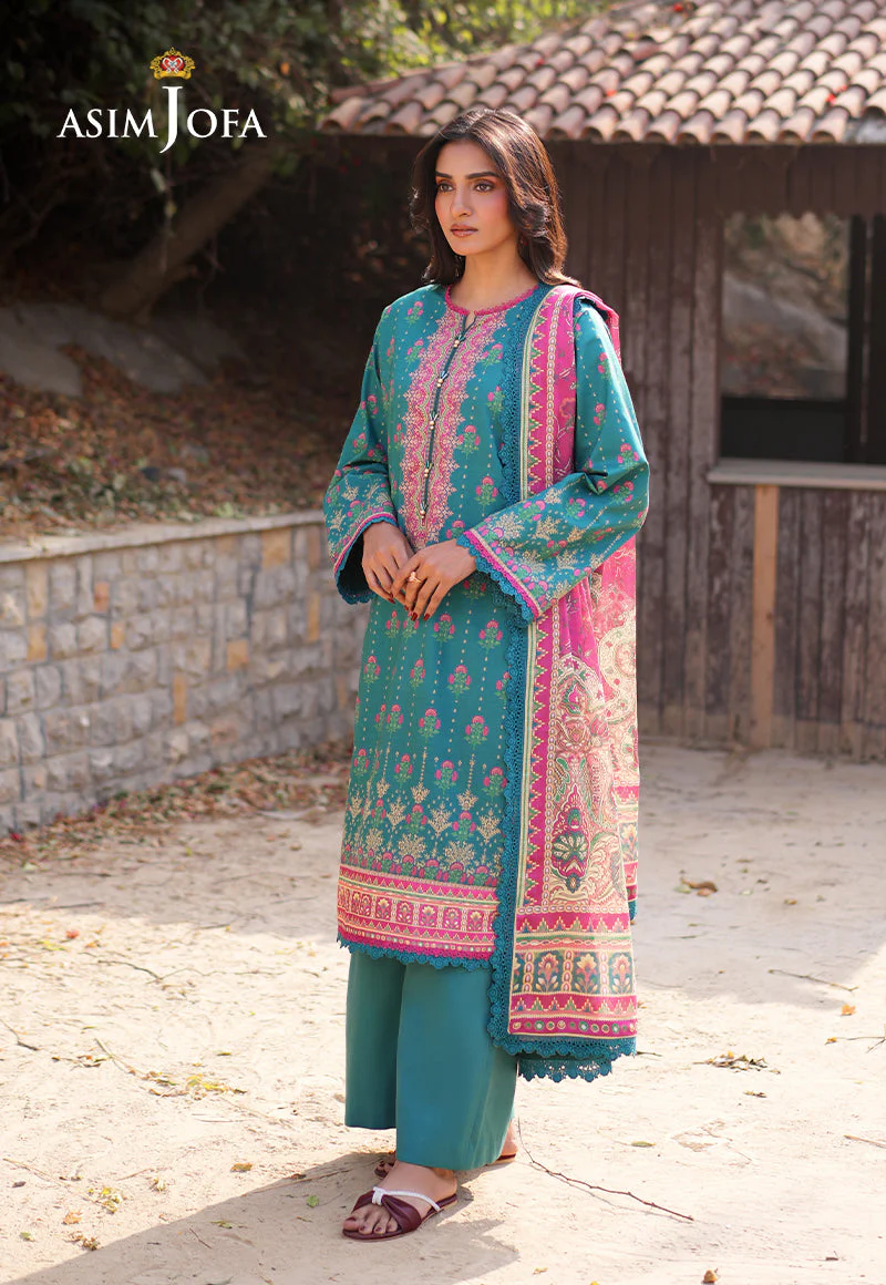 Asim Jofa Lawn Prints – AJUUB-14 - Image 3