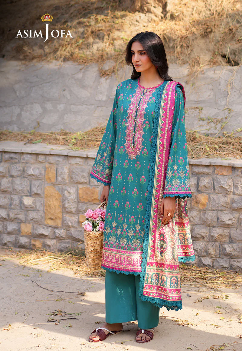 Asim Jofa Lawn Prints – AJUUB-14 - Image 5