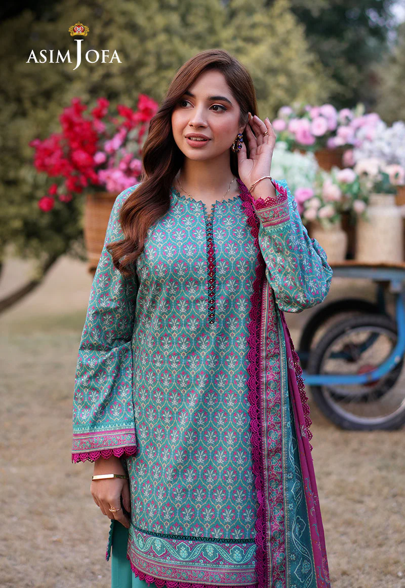 Asim Jofa Lawn Prints – AJUUB-17 - Image 3