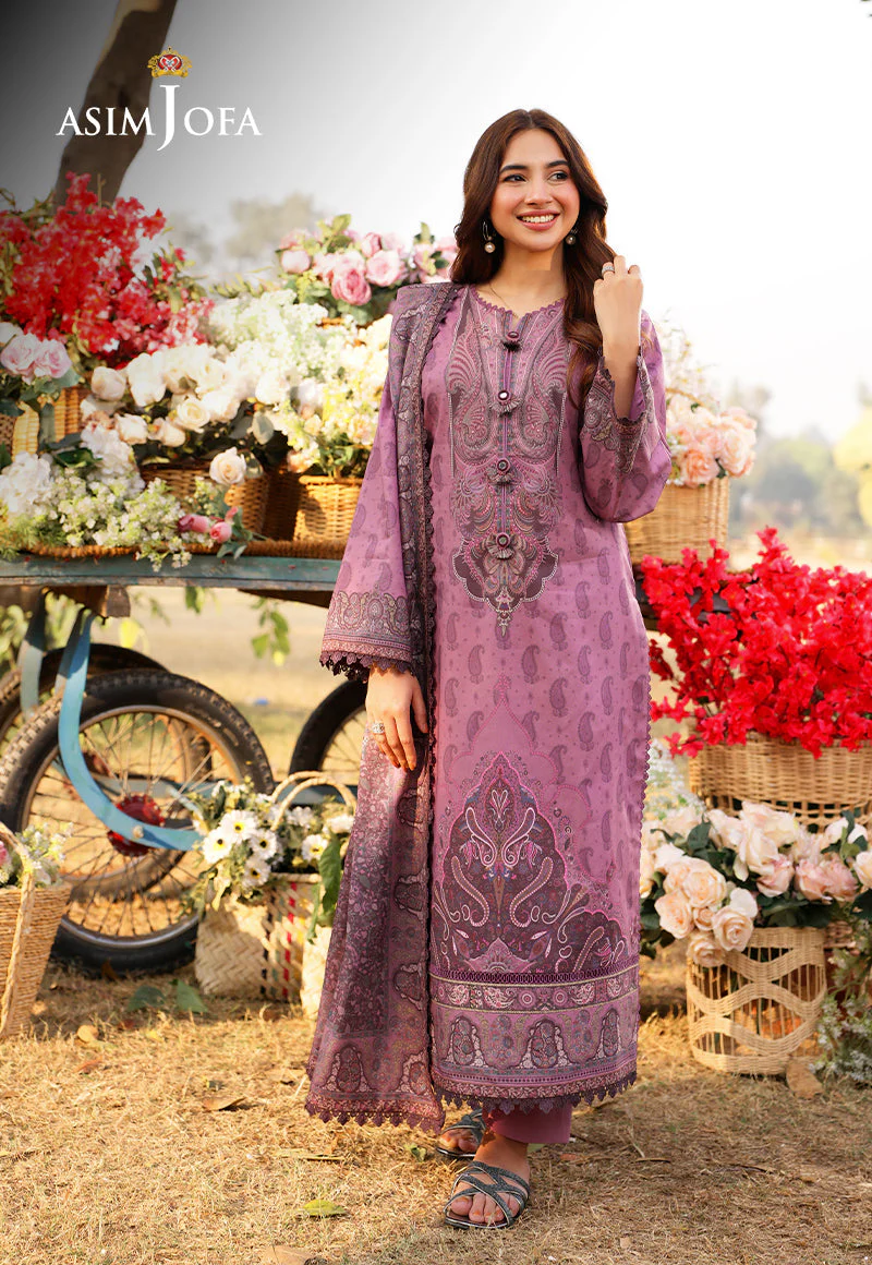 Asim Jofa Lawn Prints – AJUUB-19 - Image 3