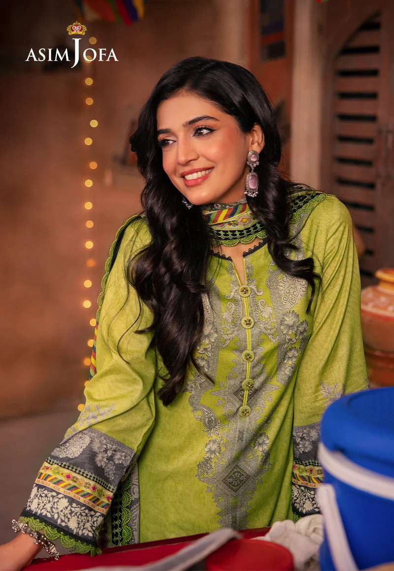 Asim Jofa Lawn Prints Essential – AJEL-01 - Image 8