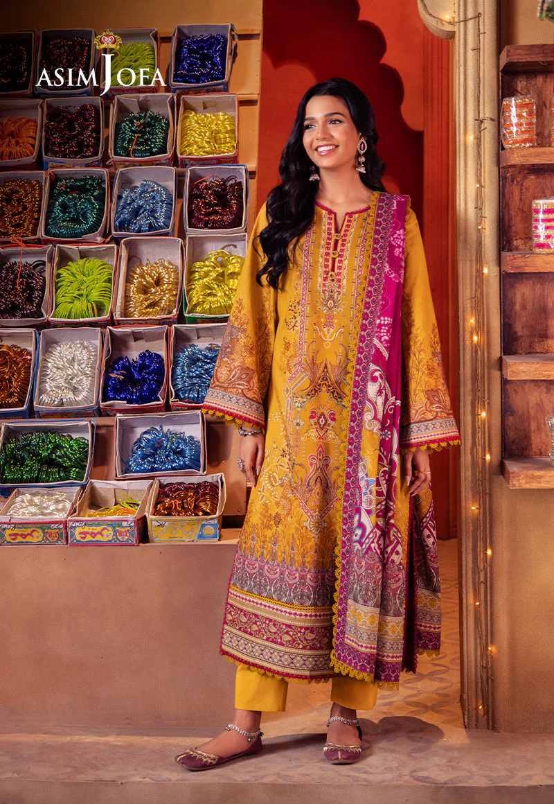 Asim Jofa Lawn Prints Essential – AJEL-02 - Image 2