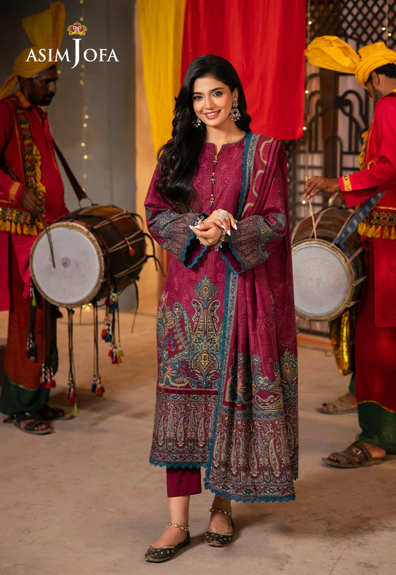 Asim Jofa Lawn Prints Essential – AJEL-04 - Image 2