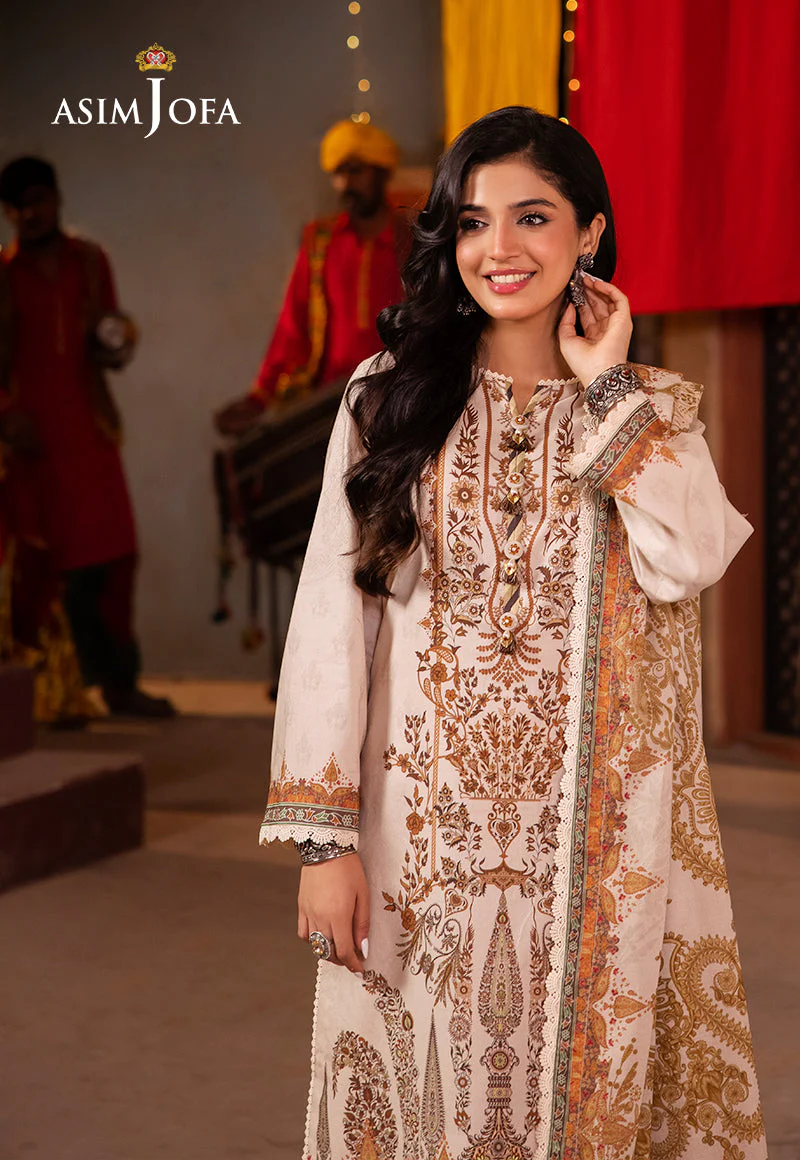 Asim Jofa Lawn Prints Essential – AJEL-08 - Image 2