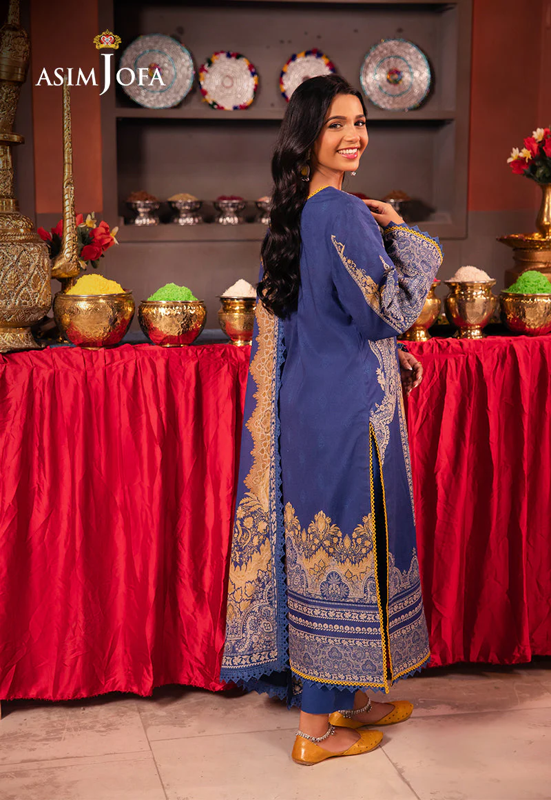 Asim Jofa Lawn Prints Essential – AJEL-11 - Image 8