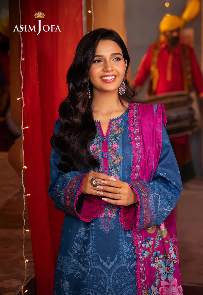 Asim Jofa Lawn Prints Essential – AJEL-13 - Image 5