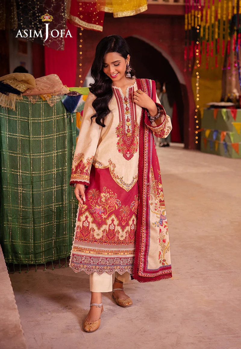 Asim Jofa Lawn Prints Essential – AJEL-16 - Image 2