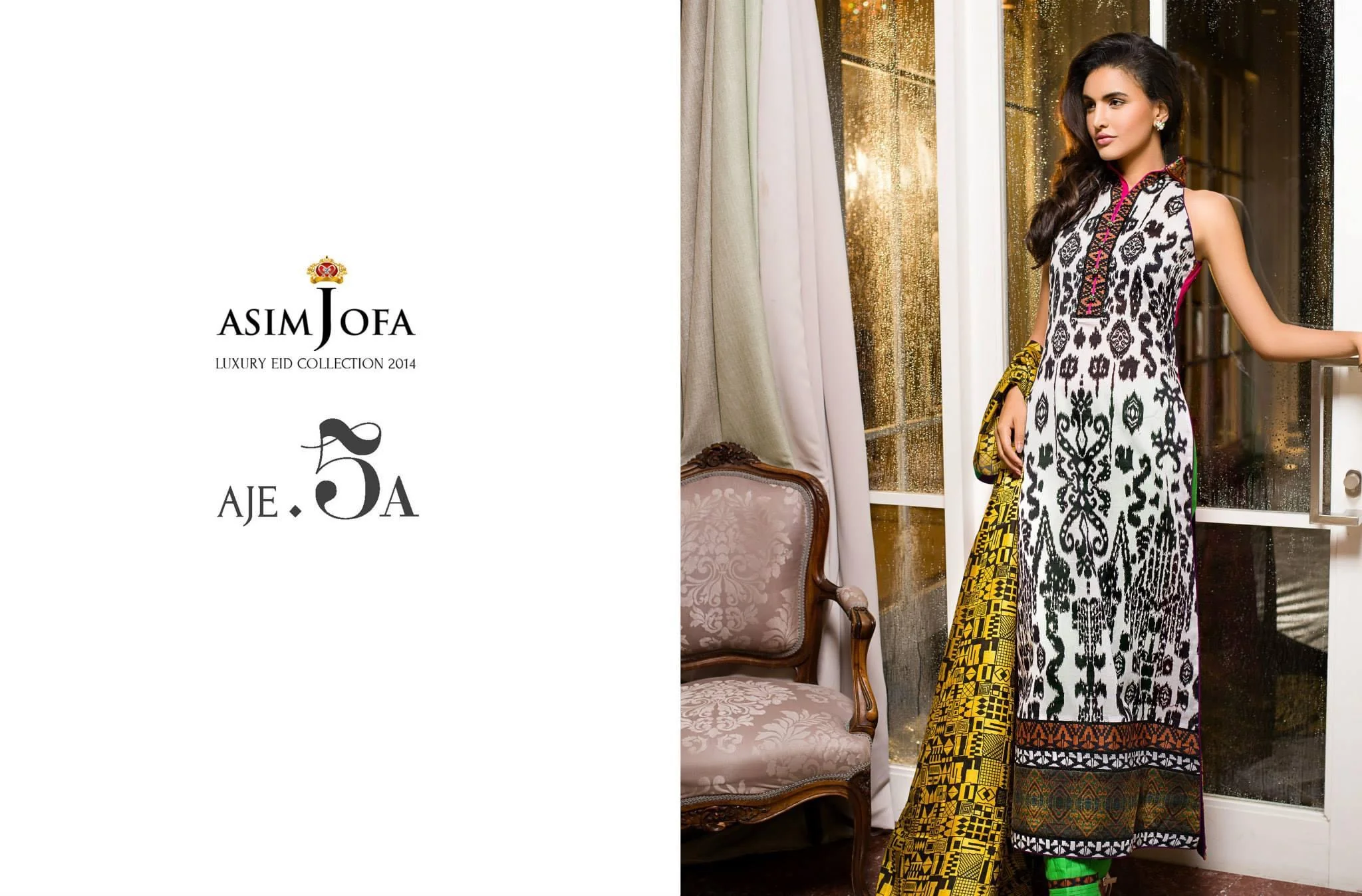 Asim Jofa Luxury Eid Collection - AJE 5A - Image 3
