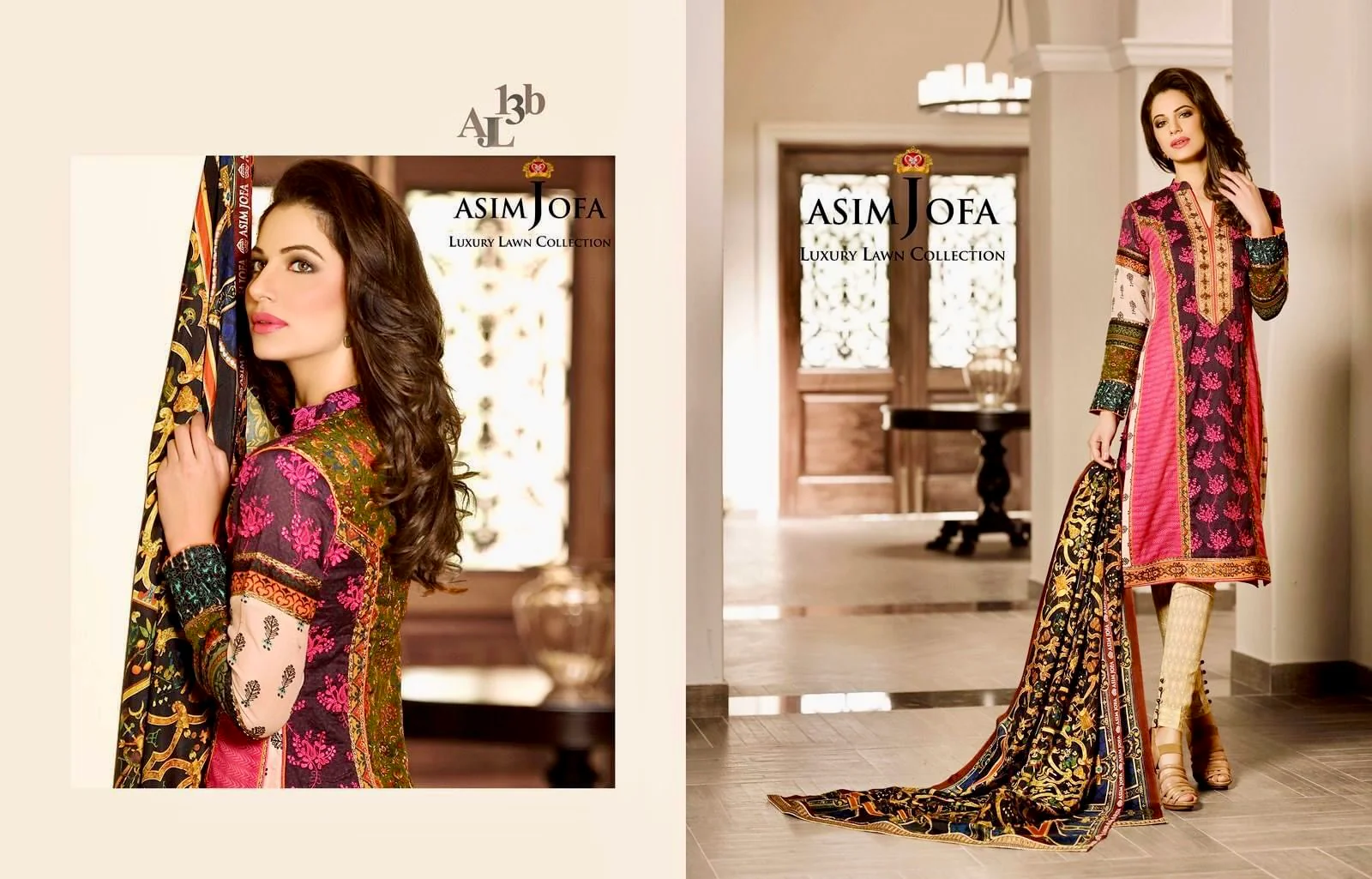 Asim Jofa Luxury Eid Collection - AJL 13B - Image 2