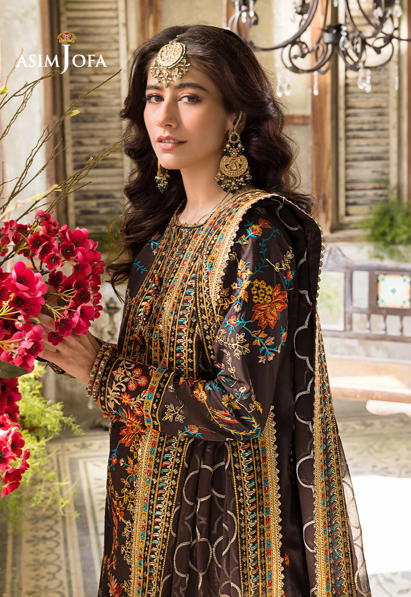 Asim Jofa Luxury Lawn Collection 2023 – AJLR-01 - Image 12