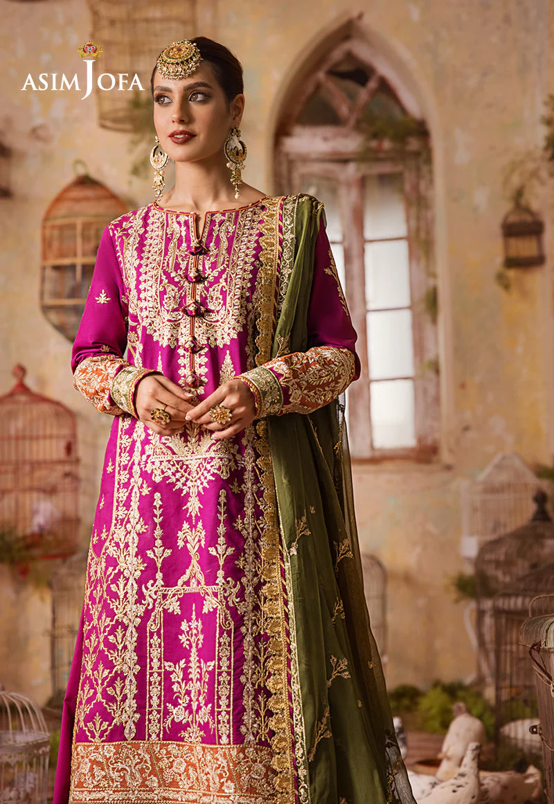 Asim Jofa Luxury Lawn Collection 2023 โ AJLR-02 - Image 3