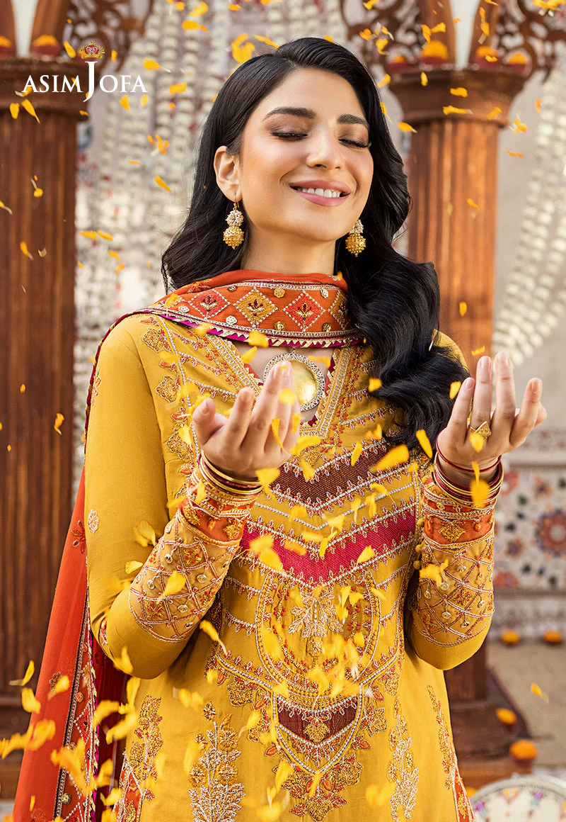 Asim Jofa Luxury Lawn Collection 2023 – AJLR-03 - Image 4